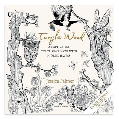 Tangle Wood Colouring Book - Special Large Format Edition